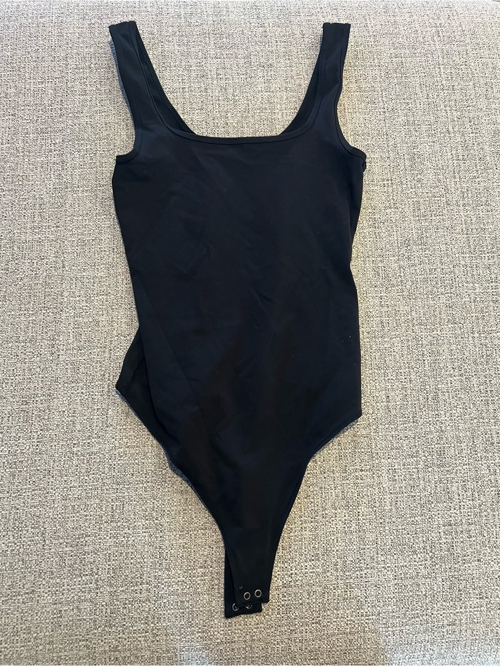 Abercrombie & Fitch Black Square Neck Bodysuit